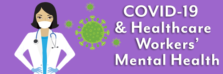 a doctor wearing a mask talks about healthcare workers' mental health during covid-19
