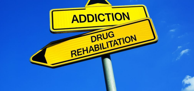 signs directing towards drug rehabilitation leads person to wonder about inpatient vs outpatient treatment