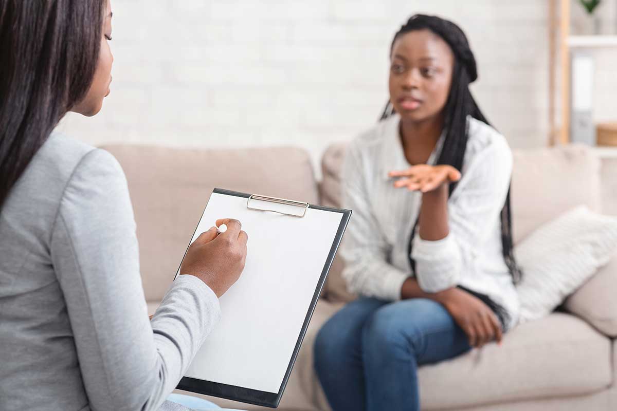 woman determining if she should participate in an individual therapy program